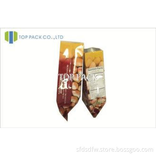 Plastic Side Gusseted Bags For Nuts Packaging , Moisture Pr